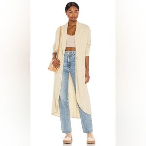 Free People FP Beach Cuddle Up Cardi in Drying Palms L Large NWT